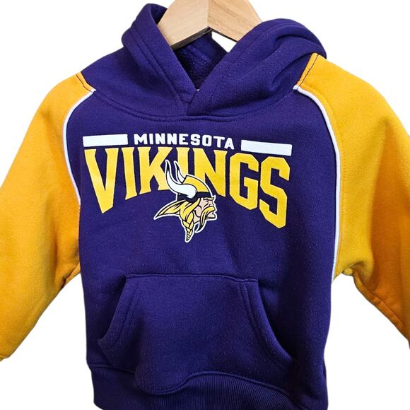NFL Vikings Team Apparel Sweatshirt Minnesota Toddler Size 2T - Picture 2 of 5